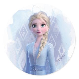 Frozen 2: Elsa | Face Your Fear Classic Round Sticker
