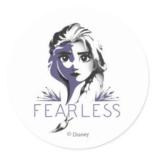 Frozen 2: Elsa | Fearless Classic Round Sticker