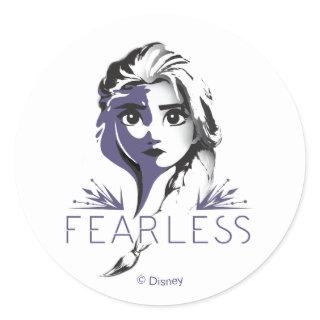 Frozen 2: Elsa | Fearless Classic Round Sticker