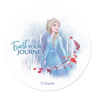 Frozen 2: Elsa | Trust Your Journey Classic Round Sticker