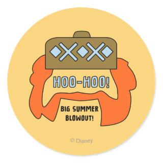 Frozen 2 | Oaken "Big Summer Blowout!" Beard Classic Round Sticker