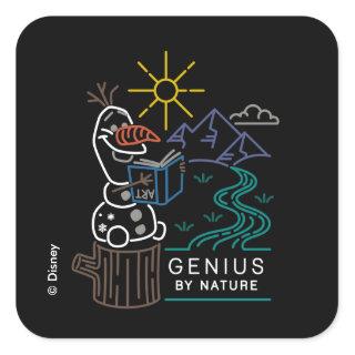 Frozen 2 | Olaf - Genius by Nature Square Sticker