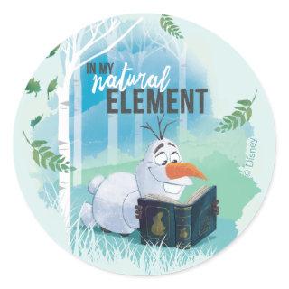 Frozen 2: Olaf | In My Natural Element Classic Round Sticker