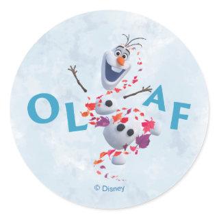 Frozen 2: Olaf In The Breeze Classic Round Sticker