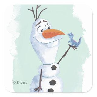 Frozen 2: Olaf | Nature Is Magical Square Sticker
