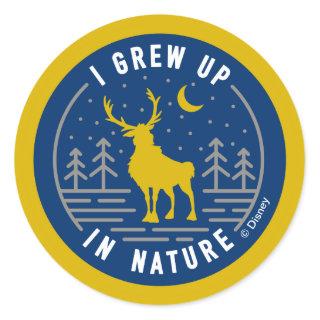 Frozen 2 | Sven - I Grew Up in Nature Classic Round Sticker