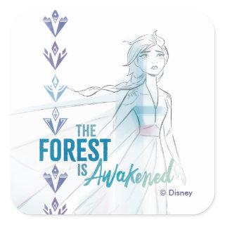 Frozen 2: The Forest Is Awakened Square Sticker