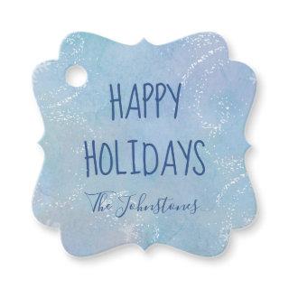 Frozen Flurry Holiday Gift Tags