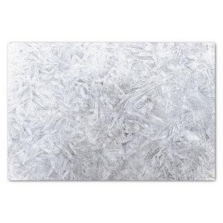 Frozen White And Light Gray Background Tissue Paper