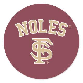 FSU Noles Classic Round Sticker