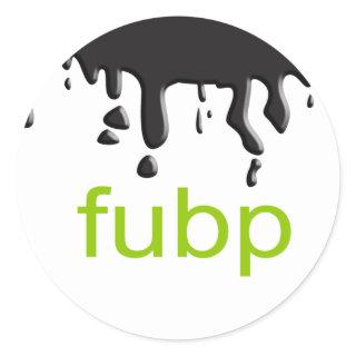 FUBP CLASSIC ROUND STICKER