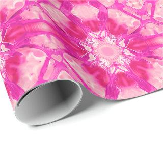 Fuchsia and Pastel Pink Tie Dye Pattern