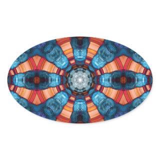 Fuel Rods Oval Sticker