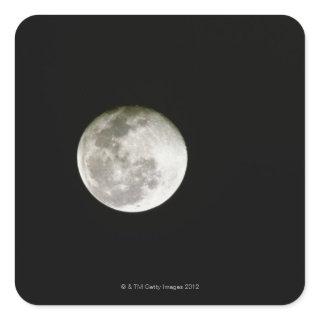 Full Moon Square Sticker