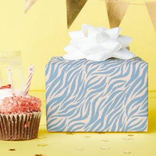Fun Blue Tiger Stripe Pattern