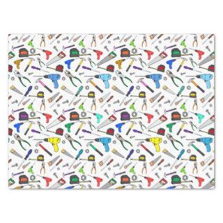 Fun Cartoon Tools Hardware Illustration Pattern Tissue Paper