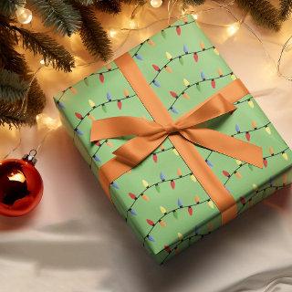 Fun Colorful Festive Party String Lights Pattern