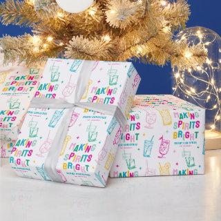 Fun Colorful Making Spirits Bright' Christmas