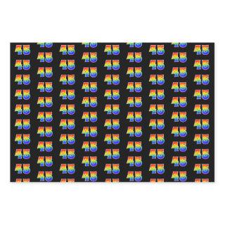 Fun, Colorful, Rainbow Spectrum Pattern 45 Event #  Sheets
