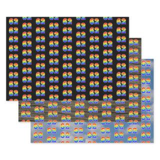 Fun, Colorful, Rainbow Spectrum Pattern 62 Event #  Sheets