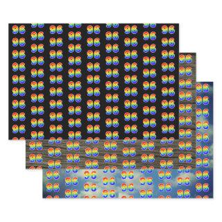 Fun, Colorful, Rainbow Spectrum Pattern 96 Event #  Sheets