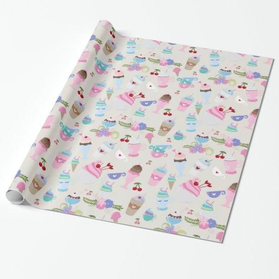 Fun Cupcake Sweets Birthday Party Pattern