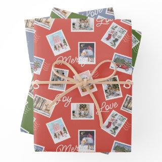 Fun Family Photos Christmas Postage Stamp Collage  Sheets