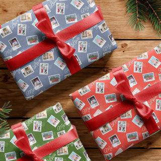 Fun Family Photos Christmas Postage Stamp Collage  Sheets
