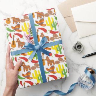 Fun Fiesta mixed pattern party wrap