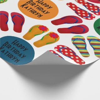 Fun Flip Flops Personalized