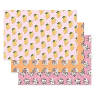 Fun Fruit Pattern Kids Birthday  Sheets