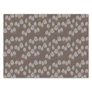 Fun Fungi Morel Mushrooms Pattern Gift  Tissue Paper