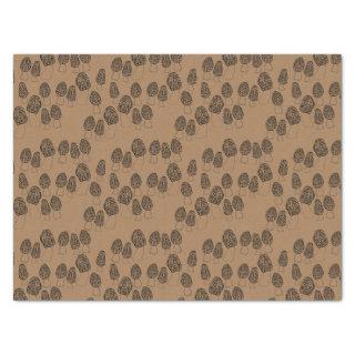 Fun Fungi Morel Mushrooms Pattern Gift Tissue Paper