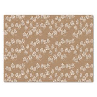 Fun Fungi Morel Mushrooms Pattern Gift  Tissue Paper