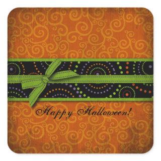 Fun Halloween Prints Square Sticker