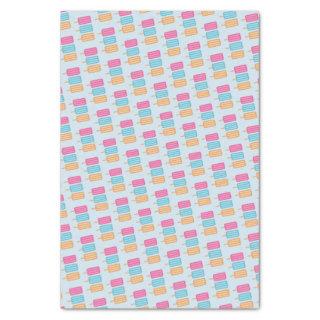 Fun ice cream popsicle tissue paper pink blue oran