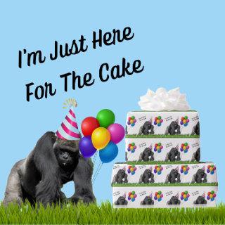 Fun Loving Birthday Gorilla -  Roll