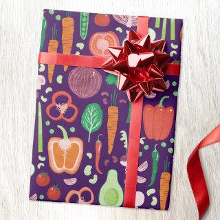 Fun Modern Vegetable Pattern