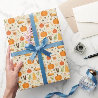 Fun Orange Fall Pattern
