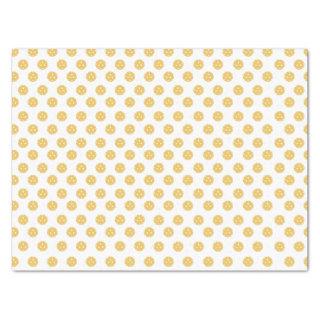 Fun Orange Pickleball Pattern Gift  Tissue Paper