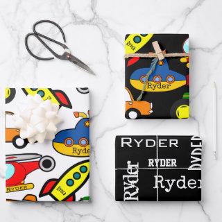 Fun Personalized Modes of Transportation  Sheets