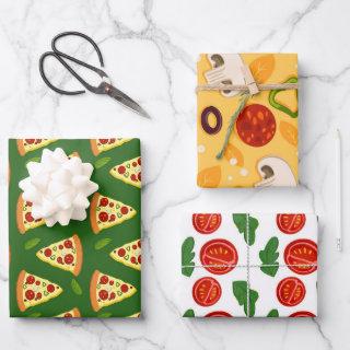 fun pizza food pattern  Sheets