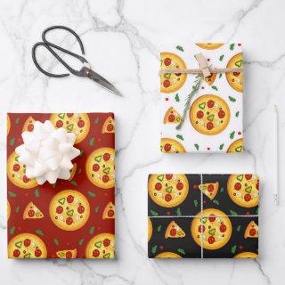 fun pizza food pattern  sheets