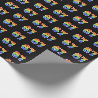 Fun Rainbow Spectrum Pattern "67" Event Number