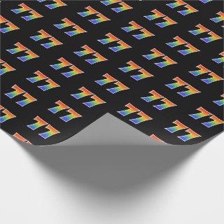 Fun Rainbow Spectrum Pattern "77" Event Number