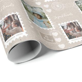 Fun Special Delivery Postage Stamps Photo Collage