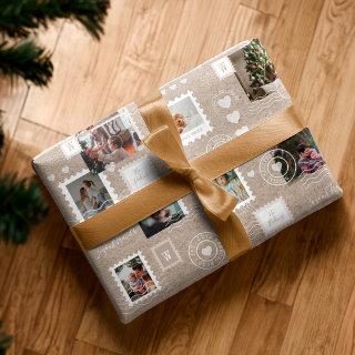 Fun Special Delivery Postage Stamps Photo Collage  Sheets