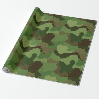 Fun Woodland Camouflage with Larger Shapes