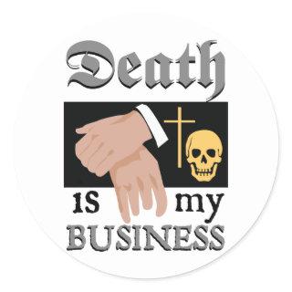 Funeral Director Classic Round Sticker