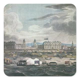 Funeral Procession of the late Square Sticker